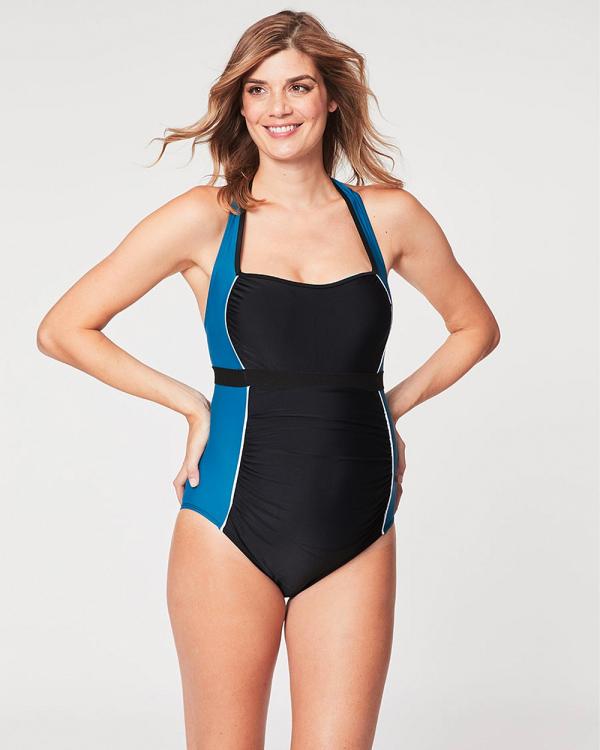 Cake Maternity - Creaming Soda One Piece Maternity Swimsuit (for D G Cups) - One-Piece / Swimsuit (Black) Creaming Soda One-Piece Maternity Swimsuit (for D-G Cups)