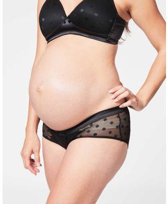 Cake Maternity - Mousse Maternity Briefs - Hipster Briefs (Black) Mousse Maternity Briefs