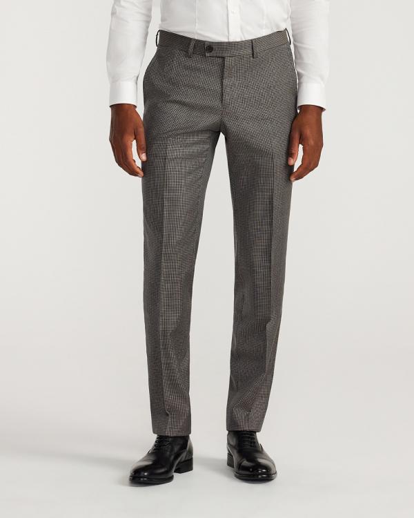 Calibre - Micro Check Suit Pants - Suits & Blazers (Taupe) Micro Check Suit Pants