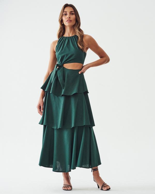 Calli - Amy Midi Dress - Dresses (Emerald) Amy Midi Dress