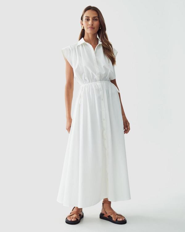 Calli - Emiline Midi Dress - Dresses (White) Emiline Midi Dress