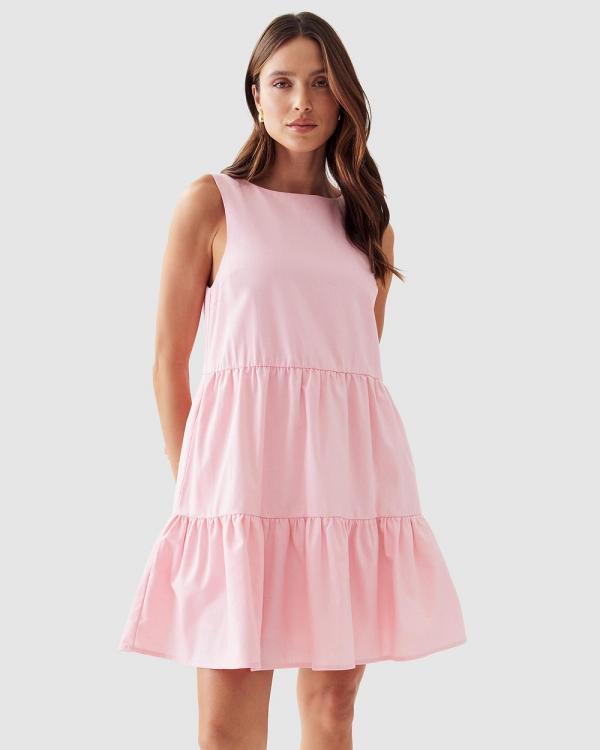 Calli - Marlou Mini Dress - Dresses (Pale Pink) Marlou Mini Dress