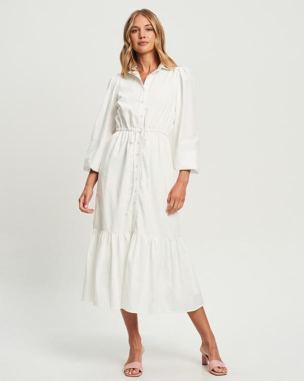 Calli - Valeri Midi Dress - Dresses (White) Valeri Midi Dress