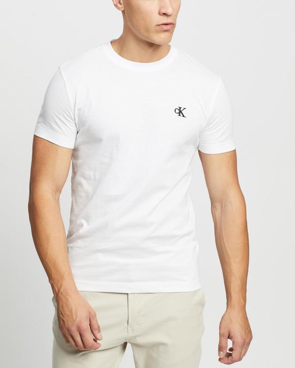 Calvin Klein Jeans - Essential Slim Tee - T-Shirts & Singlets (Bright White) Essential Slim Tee