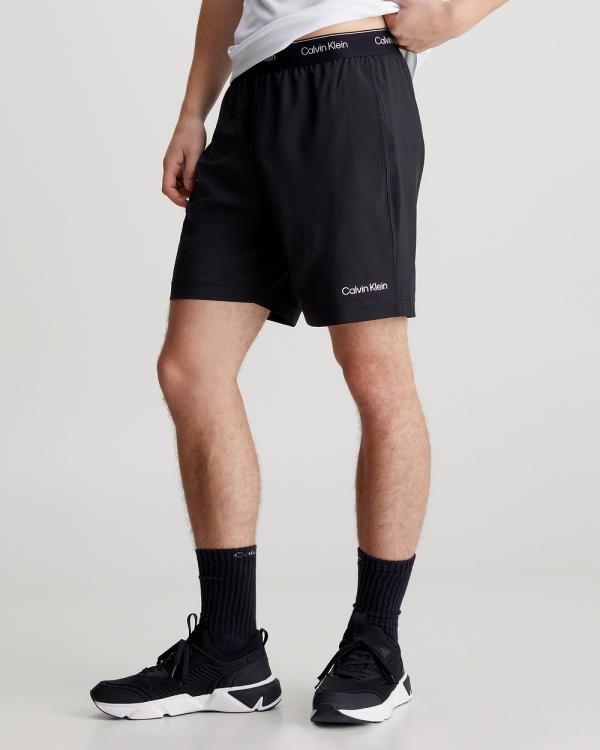 Calvin Klein Performance - Modern Sport Woven Shorts - Shorts (BLACK BEAUTY) Modern Sport Woven Shorts