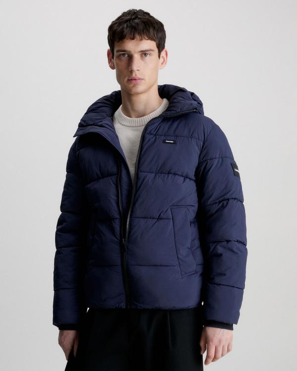 Calvin Klein - Recycled Nylon Puffer Jacket - Coats & Jackets (NIGHT SKY) Recycled Nylon Puffer Jacket