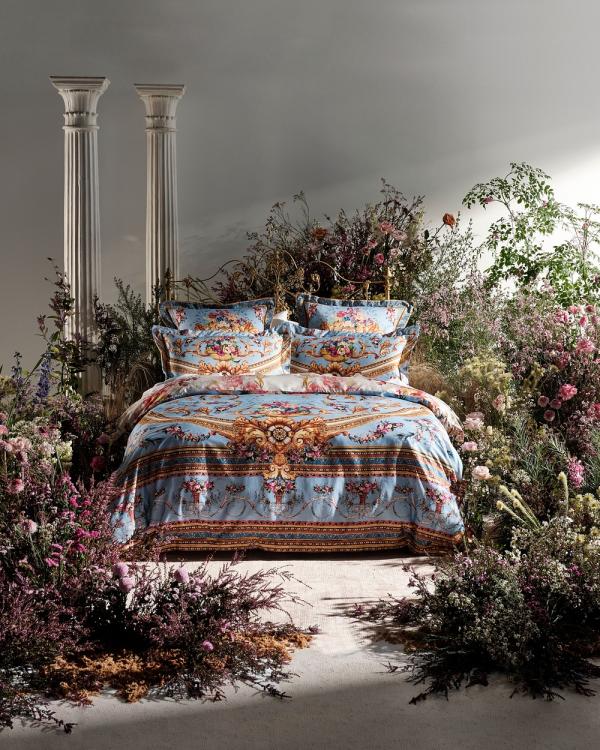 Camilla - Floraful Quilt Cover Set - Home (Blue) Floraful Quilt Cover Set