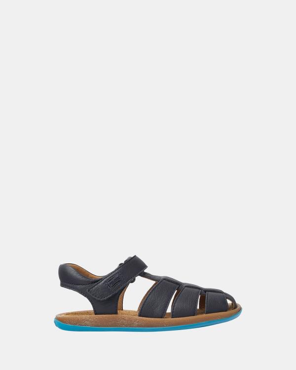 Camper - Bicho Cage Sandals II Youth - Sandals (Navy/Blue) Bicho Cage Sandals II Youth