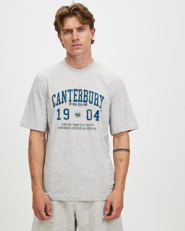 Canterbury - Captain SS T Shirt - T-Shirts & Singlets (Dapple Grey Marle) Captain SS T-Shirt
