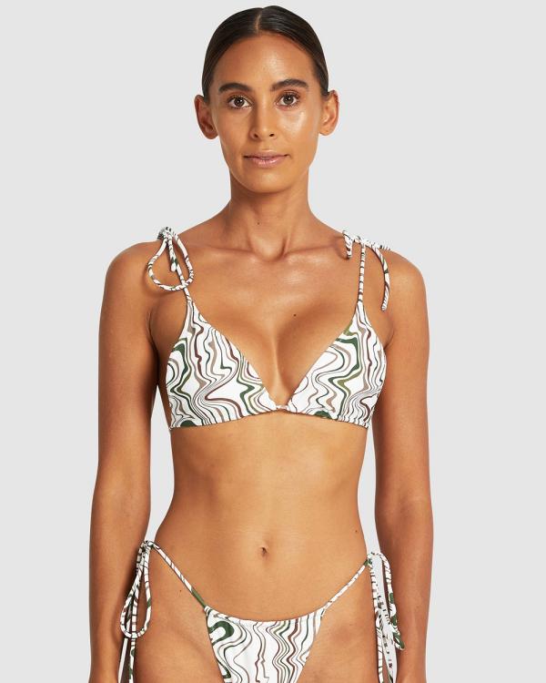 Cantik Swimwear - Miami Top - Bikini Tops (Porters Print) Miami Top
