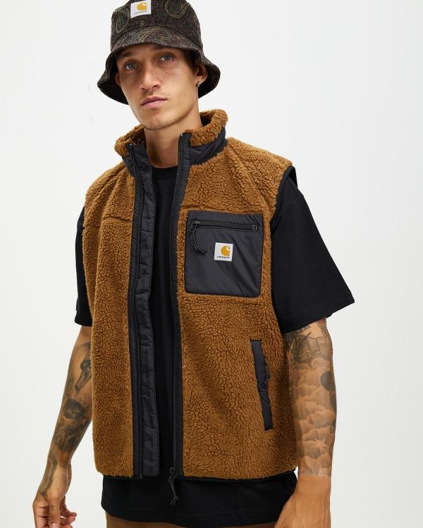 Carhartt - Prentis Vest Liner - Coats & Jackets (Deep Brown & Black) Prentis Vest Liner