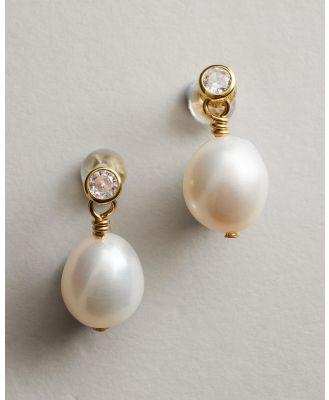 Carly Paiker - Ikaria Pearl Earrings - Jewellery (Gold) Ikaria Pearl Earrings