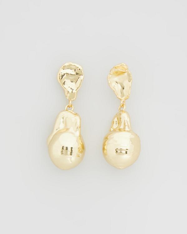 Carly Paiker - Laguna Double Gold Earrings - Jewellery (Gold) Laguna Double Gold Earrings