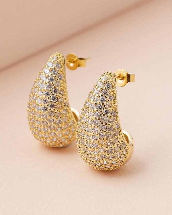 Carly Paiker - Riviera Raindrop Earrings - Jewellery (Gold) Riviera Raindrop Earrings