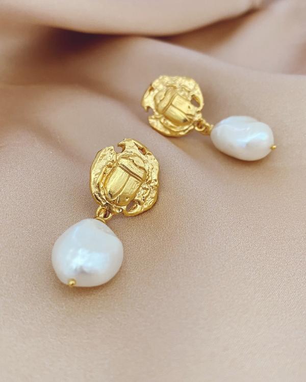 Carou - The Sun As Our Guide   Fresh Water Pearls - Jewellery (Gold) The Sun As Our Guide - Fresh Water Pearls