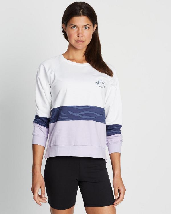 Cartel & Willow - Tilly Sweater - Sweats (Denim Zebra) Tilly Sweater