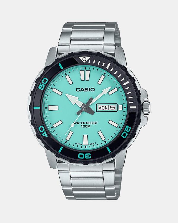 Casio - MTD125D 2A2 - Watches (Silver & Blue) MTD125D-2A2