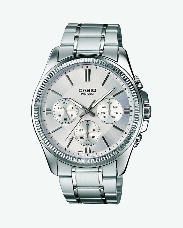 Casio - MTP1375D 7A - Watches (Silver) MTP1375D-7A