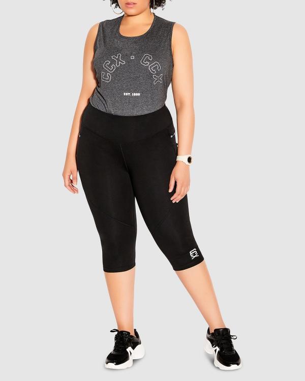 CCX - Active 3 4 Legging - All onesies (Black) Active 3-4 Legging