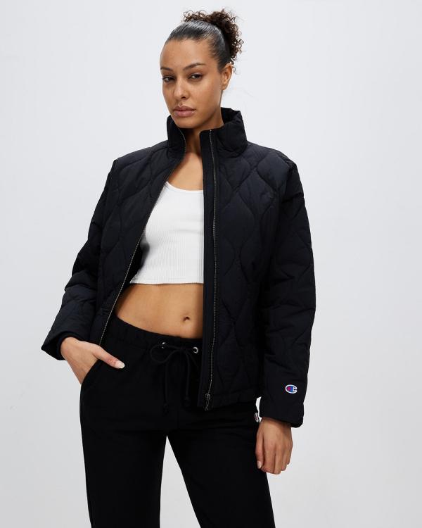 Champion - Lifestyle Puffer Jacket - Coats & Jackets (Black) Lifestyle Puffer Jacket