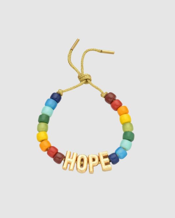 Chuchka - Hope Beaded Bracelet - Jewellery (Rainbow) Hope Beaded Bracelet