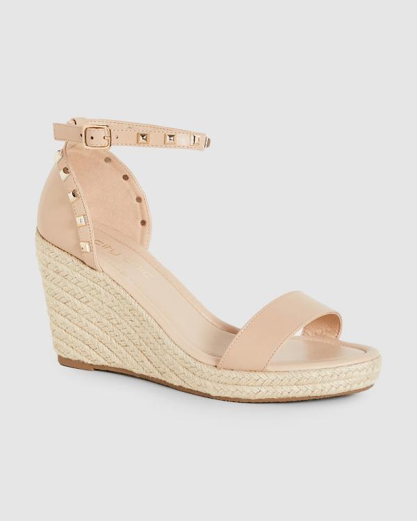 City Chic - Electric Wedge - Heels (Neutral) Electric Wedge