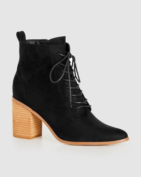 City Chic - WIDE FIT Calista Ankle Boot - Ankle Boots (Black) WIDE FIT Calista Ankle Boot