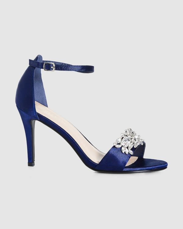 City Chic - WIDE FIT Totally Glam Heel - Heels (Navy) WIDE FIT Totally Glam Heel