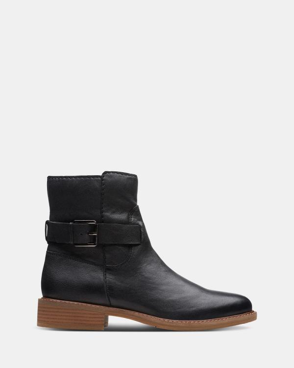 Clarks - Cologne Strap - Boots (Black Leather) Cologne Strap