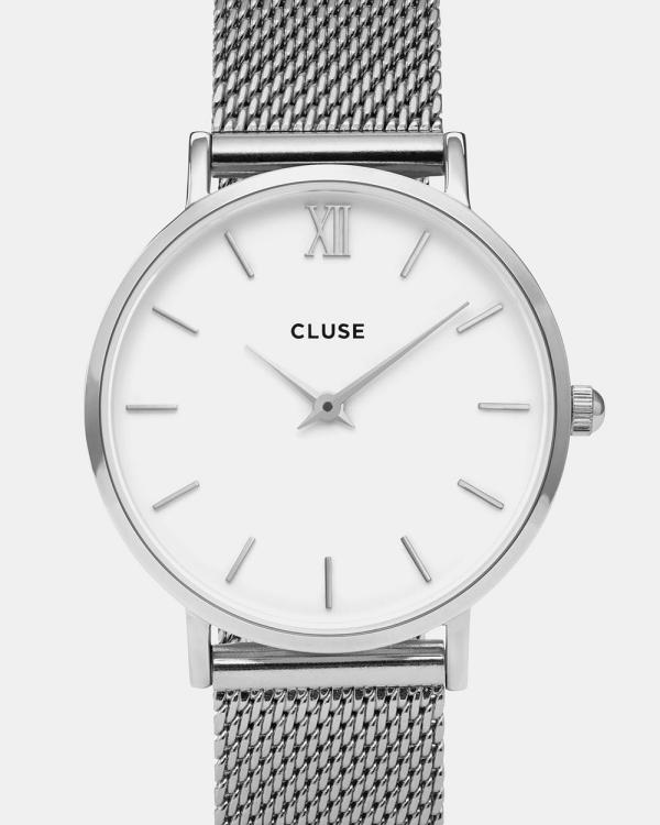 Cluse - Minuit Mesh - Watches (Silver) Minuit Mesh