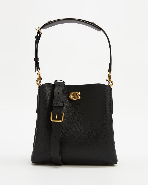 Coach - Willow Bucket Bag - Handbags (Black) Willow Bucket Bag