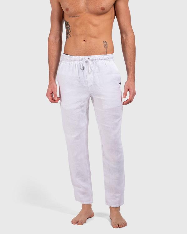 Coast Clothing - Coast Linen Pant   White - Pants (White) Coast Linen Pant - White