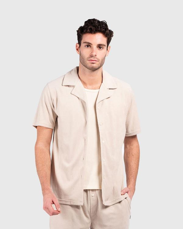 Coast Clothing - Terry Camper Shirt - Casual shirts (Sand) Terry Camper Shirt