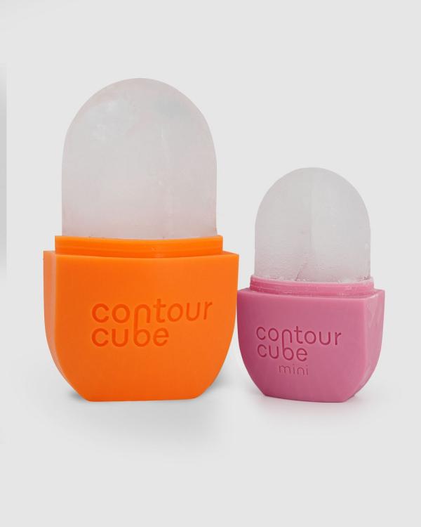 Contour Cube - Peach Contour Cube® + Pink Mini - Tools (Orange and Pink) Peach Contour Cube® + Pink Mini