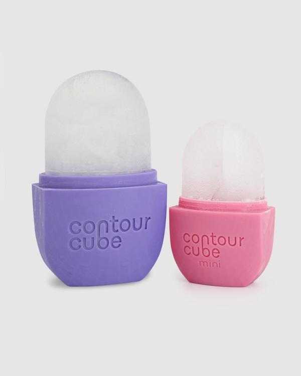 Contour Cube - Violet Contour Cube® + Pink Mini - Tools (Purple and Pink) Violet Contour Cube® + Pink Mini