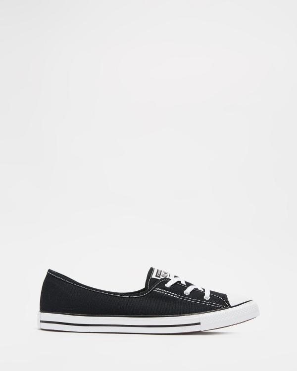 Converse - Chuck Taylor All Star Ballet Lace   Women's - Slip-On Sneakers (Black) Chuck Taylor All Star Ballet Lace - Women's