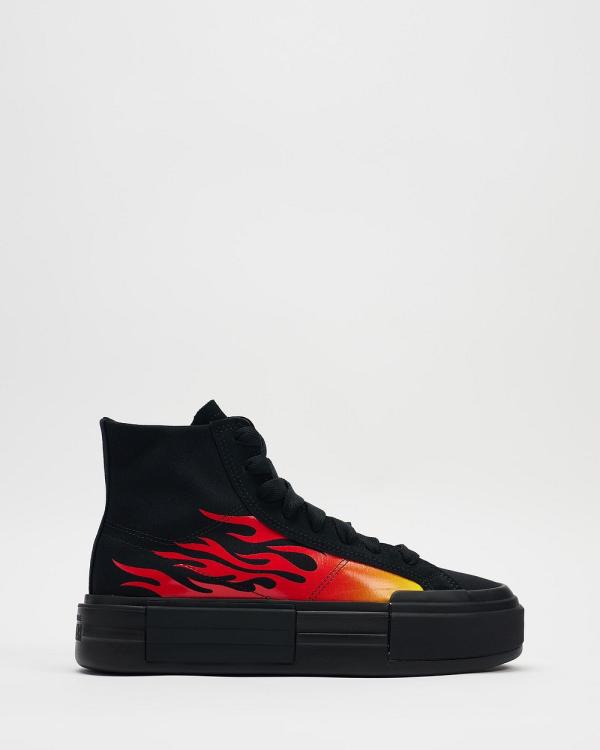 Converse - Chuck Taylor All Star Cruise Flames   Unisex - High Top Sneakers (Black & Enamel Red) Chuck Taylor All Star Cruise Flames - Unisex