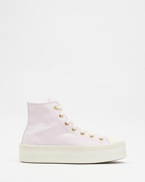 Converse - Chuck Taylor All Star Modern Lift   Women's - Sneakers (Lilac Daze & Egret White) Chuck Taylor All Star Modern Lift - Women's