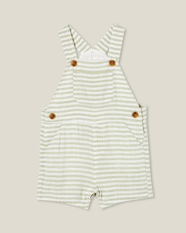 Cotton On Baby - Eddy Shortall   Babies - Sleeveless (Gumnut & Vanilla Rio Stripe) Eddy Shortall - Babies