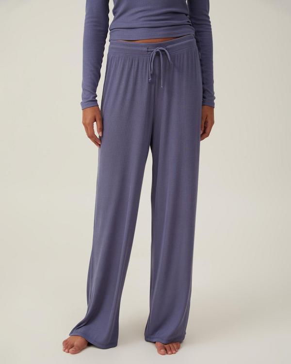 Cotton On Body - Sleep Recovery Wide Leg Pants - Sleepwear (Infinity Blue) Sleep Recovery Wide Leg Pants