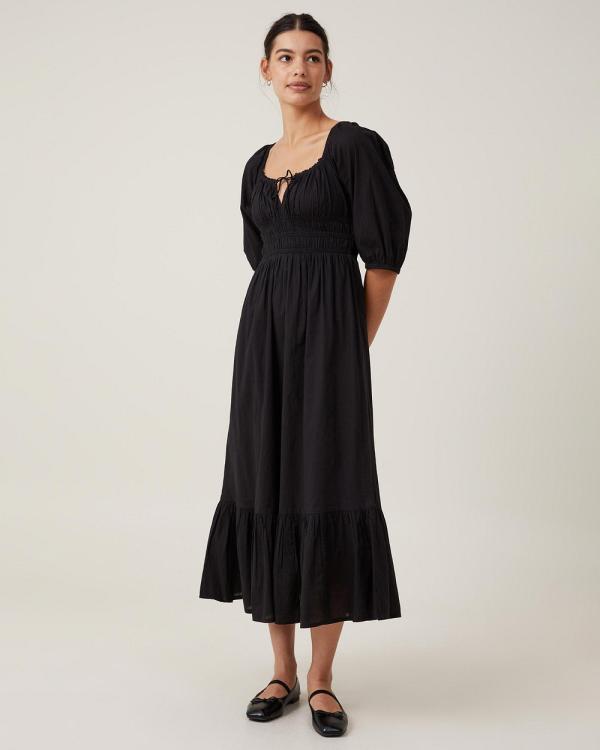 Cotton On - Chloe Tiered Maxi Dress - Dresses (Black) Chloe Tiered Maxi Dress