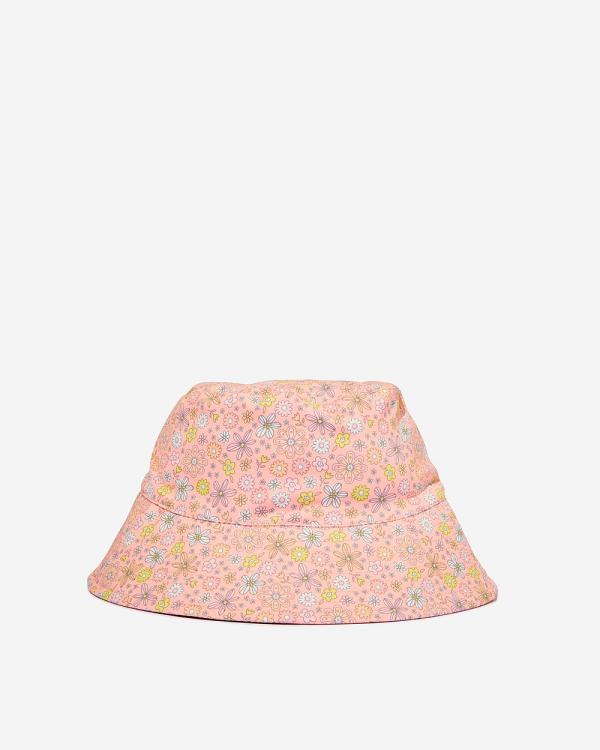 Cotton On Kids - Baby Swim Bucket Hat - Swimwear (CORAL DREAMS/MIMI DITSY) Baby Swim Bucket Hat