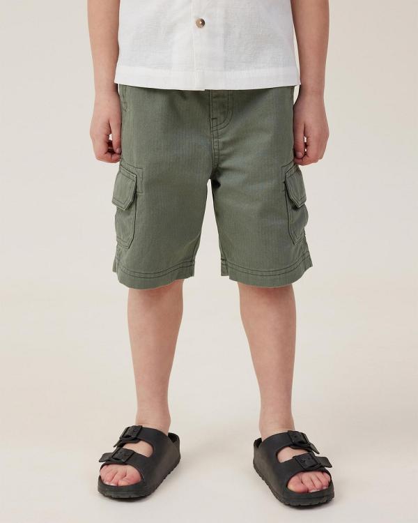 Cotton On Kids - Cargo Shorts   Kids Teens - Shorts (Swag Green) Cargo Shorts - Kids-Teens
