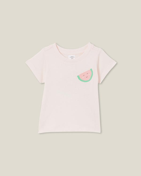 Cotton On Kids - Jamie Short Sleeve Tee Pink - Tops (PINK) Jamie Short Sleeve Tee Pink