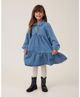 Cotton On Kids - Josie Denim Dress - Dresses (BLUE) Josie Denim Dress