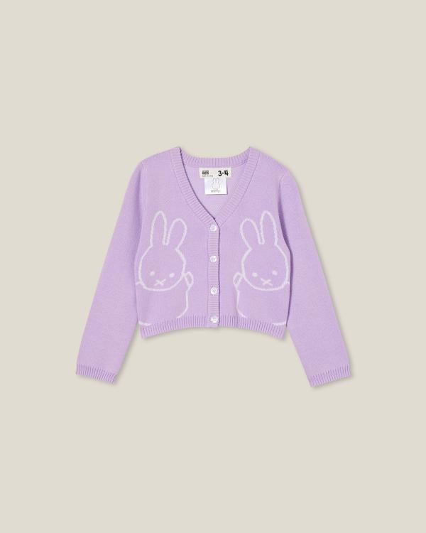 Cotton On Kids - License Mindy Cardi Purple - Coats & Jackets (PURPLE) License Mindy Cardi Purple