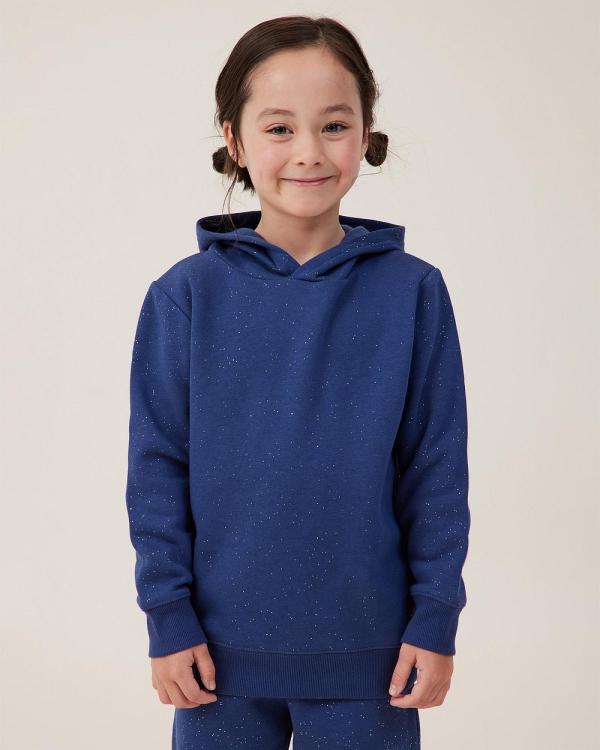 Cotton On Kids - Multipack Milo Hoodie And Marlo Track Pants - 2 Piece (In The Navy Glitter) Multipack Milo Hoodie And Marlo Track Pants