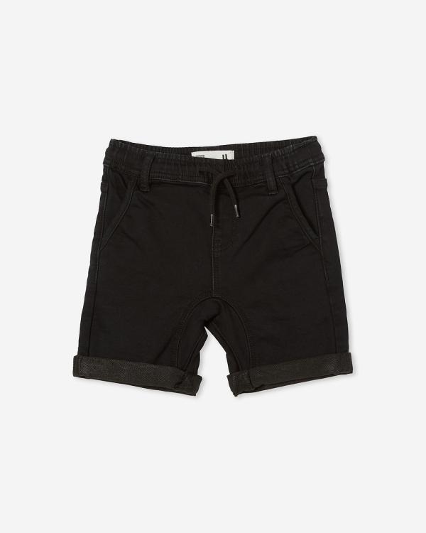 Cotton On Kids - Slouch Fit Short - Shorts (BURLEIGH BLACK) Slouch Fit Short