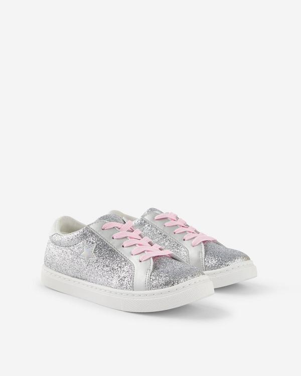 Cotton On Kids - Sofia Star Sneaker - Lifestyle Sneakers (SILVER GLITTER) Sofia Star Sneaker