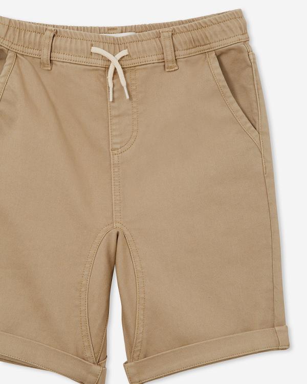 Cotton On Kids - Super Slouch Fit Short Bronte Stone - Chino Shorts (BRONTE STONE) Super Slouch Fit Short Bronte Stone